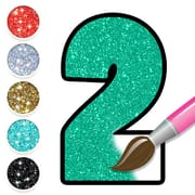 Glitter Number & ABC Coloring logo