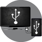 Mobile Connect To TV USB logo