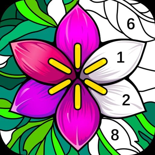 Daily Coloring Paint by Number logo
