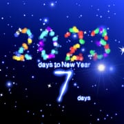 New Year's day countdown logo