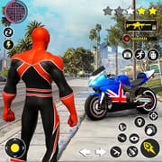 Superhero Bike Mega Ramp Games logo