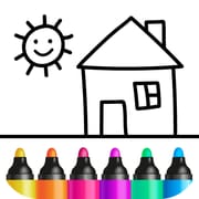 Bini Drawing for Kids Games logo