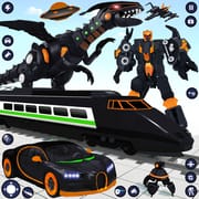 Dino Transform Robot Car Game logo