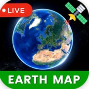 Earth Map Satellite View Live logo