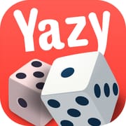 Yazy the yatzy dice game logo