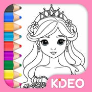 Princess Coloring Book & Games logo
