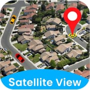 GPS Live Satellite View Map logo