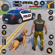 US Police Dog City Crime Chase logo