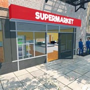 Supermarket Simulator logo