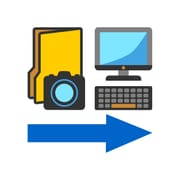 Photos To Computer or NAS logo