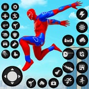 Spider Hero Man Rope Games logo