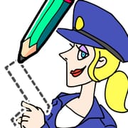 Draw Happy Police logo