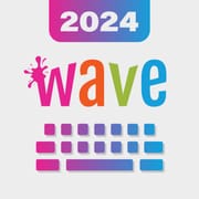 Wave Animated Keyboard Emoji logo