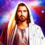Jesus Coloring Book Color Game logo