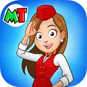 My Town Airport games for kids logo