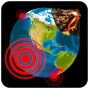 3D Earthquakes Map & Volcanoes logo